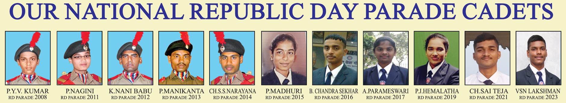 SPACES Degree College NSS Volunteers at Republic Day Parade